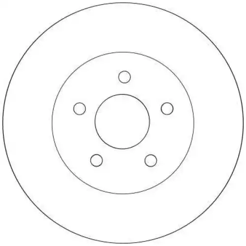 TRW Arka Fren Diski Düz DF4218