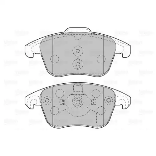 VALEO Ön Fren Balatası Tk 598998