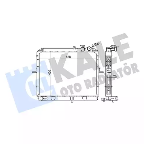 KALE Motor Su Radyatörü 370000