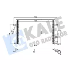 KALE Klima Radyatörü Kondanser 377100