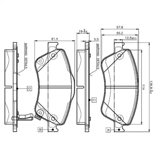 BOSCH Ön Fren Balatası Tk 0986TB3069