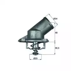 MAHLE Termostat 92°C TI22492