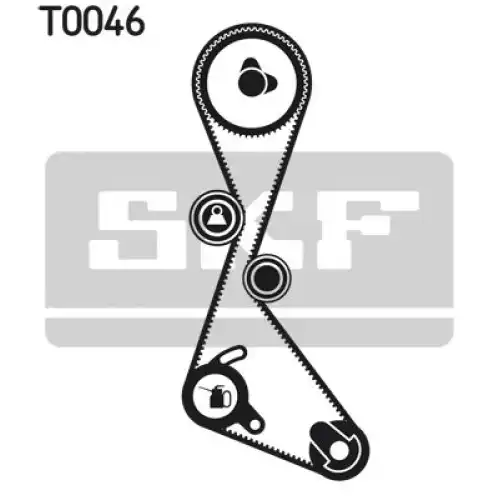 SKF Eksantrik Kayış Triger Seti 125-190 VKMA06101