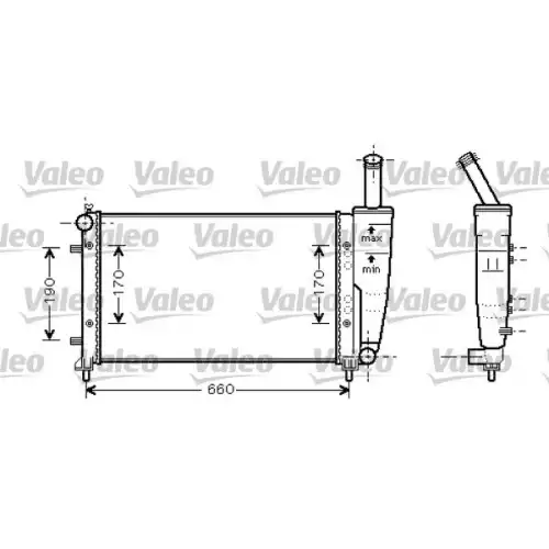 VALEO Motor Su Radyatörü 734457