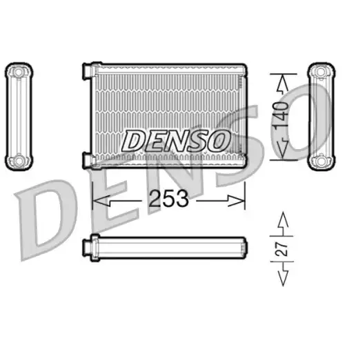 DENSO Kalorifer Radyatörü DRR05005