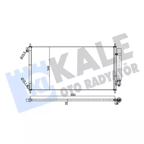 KALE Klima Radyatörü Kondanser 342955
