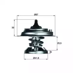 MAHLE Termostat TX2985D