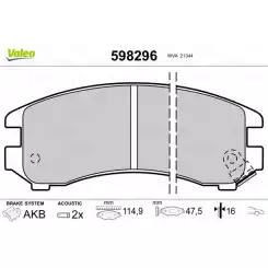 VALEO Ön Fren Balatası Tk 598296