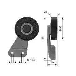 GATES Triger Kayış Gergi Rulmanı T38461