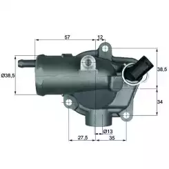 MAHLE Termostat TI2792