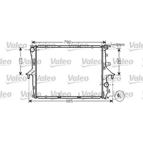 VALEO Motor Su Radyatörü 734741