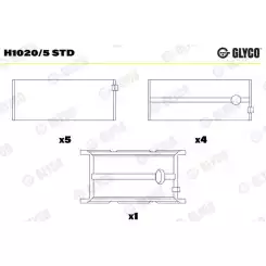 GLYCO Ana Yatak Std H1020/5 STD