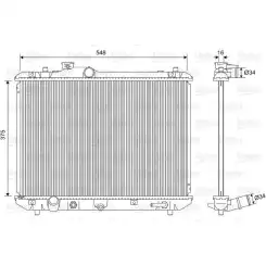 VALEO Motor Su Radyatörü 701587