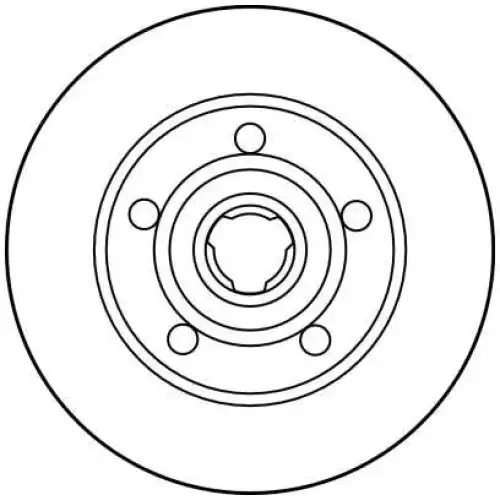 TRW Arka Fren Diski DF2771
