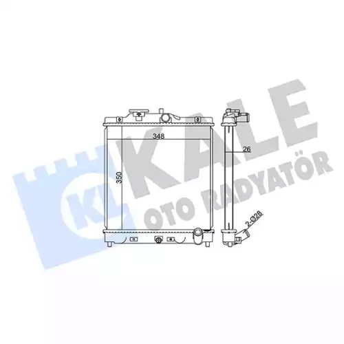 KALE Motor Su Radyatörü 368800