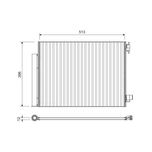 VALEO Klima Radyatörü Kondanser 814373