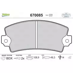 VALEO Ön Fren Balatası Tk 670085