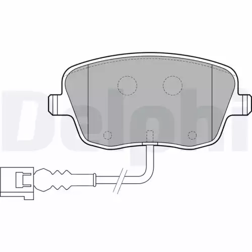 DELPHI Ön Fren Balatası Tk LP1754