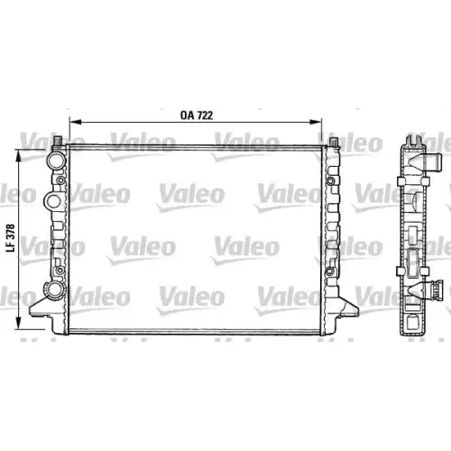 VALEO Motor Su Radyatörü 731008