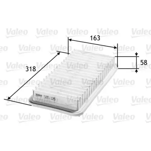 VALEO Hava Filtre 585126