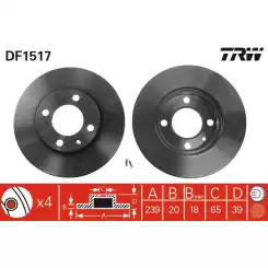 TRW Ön Fren Diski Havalı 239.4.mm DF1517