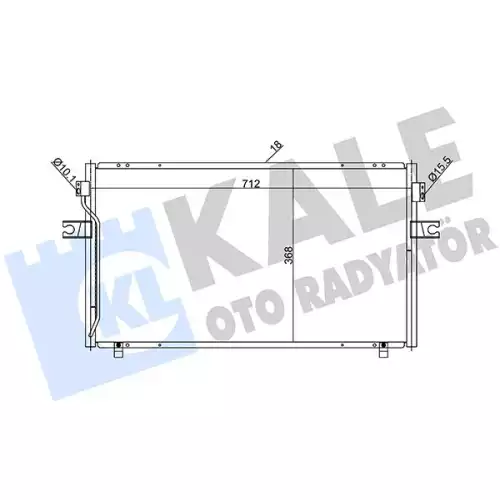 KALE Klima Radyatörü Kondanser 388400