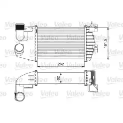 VALEO Turbo İntercool radyatörü 818627