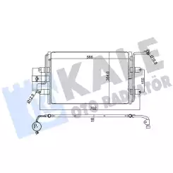KALE Klima Radyatörü Kondanser 390600