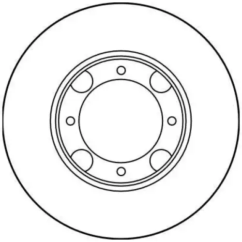 TRW Ön Fren Diski Havalı 242.4mm DF1958