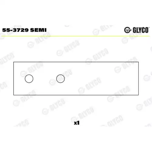 GLYCO Piston Kol Burcu 2-Semi 55-3729 SEMI