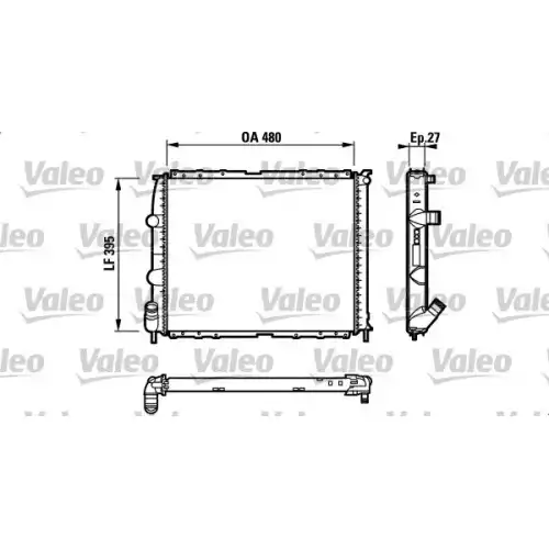 VALEO Motor Su Radyatörü Klimalı Manuel 732387