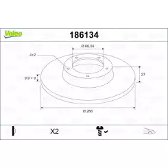 VALEO Ön Fren Diski Takım 186134