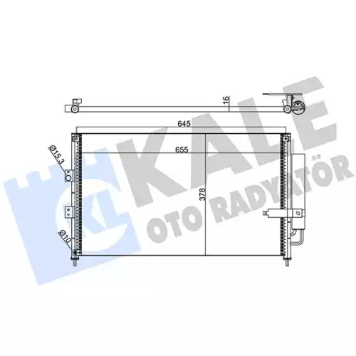 KALE Klima Radyatörü Kondanser 386900