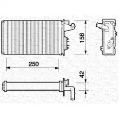 MAGNETİ MARELLİ Kalorifer Radyatörü Musluklu 350218052000