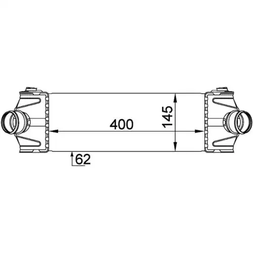 MAHLE Turbo İntercool radyatörü CI328000P