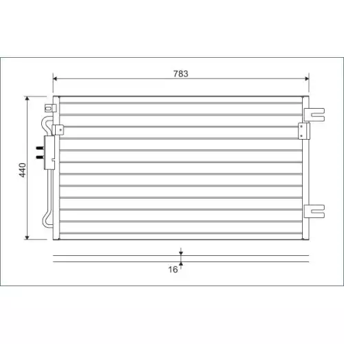 VALEO Klima Radayatörü Kondanser 817739