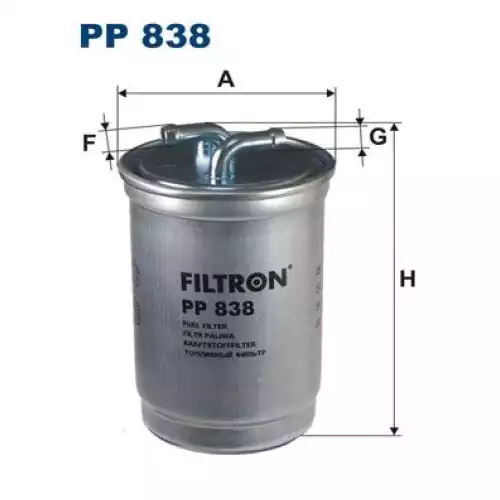 FILTRON Mazot Filtre PP838