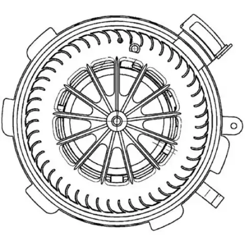 MAHLE Kalorifer Motoru Klimalı AB89000P