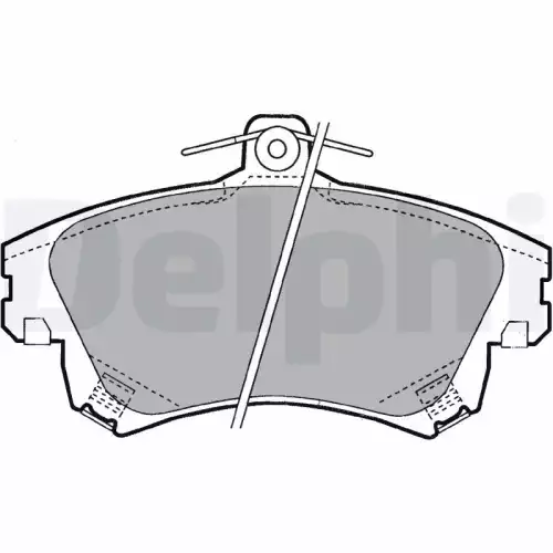 DELPHI Ön Fren Balatası Tk LP1398