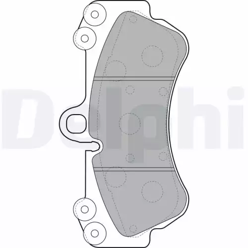 DELPHI Ön Fren Balatası Tk LP2057