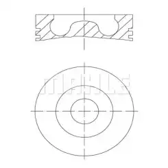 MAHLE Piston+Segman 039PI00113000