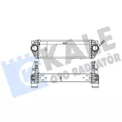 KALE Turbo Radyatörü İntercooler 344920