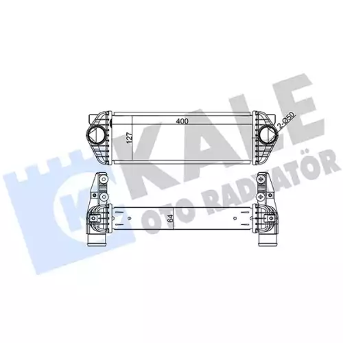 KALE Turbo Radyatörü İntercooler 344920