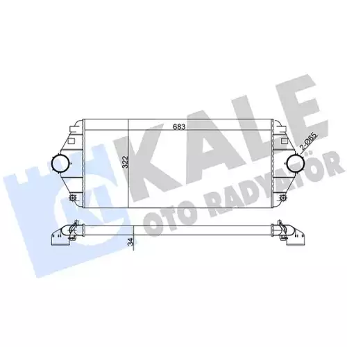 KALE Turbo Radyatörü İntercooler 344500