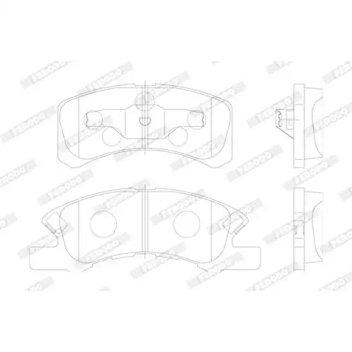 FERODO Ön Fren Balatası Tk FDB1988