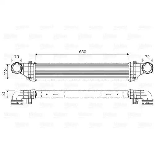 VALEO Turbo İntercool Radyatörü 818337
