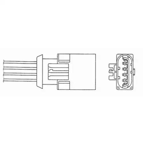 NGK Lamda Oksijen Sensörü Oza495-Rv1 NGK 0043