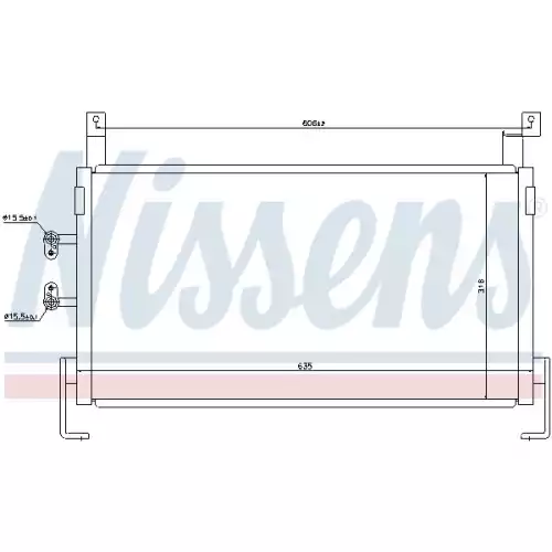 NISSENS Klima Radayatörü Kondanser 94467