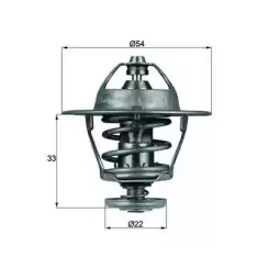 MAHLE Termostat 85°C TX5385D