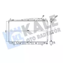 KALE Motor Su Radyatörü 345885